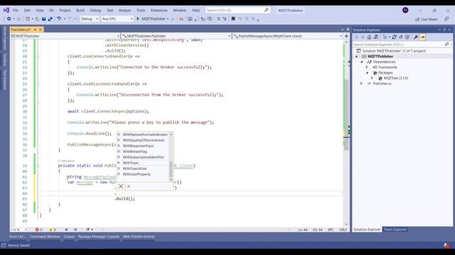 How to create MQTT Client using .Net Core смотреть онлайн