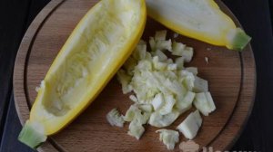 Лодочки из кабачков с куриным мясом