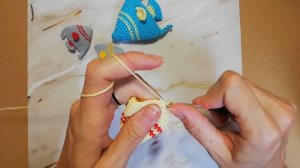 Crochet FISH amigurumi ? tutorial with pattern - easy to crochet a long - How to crochet a fish ?