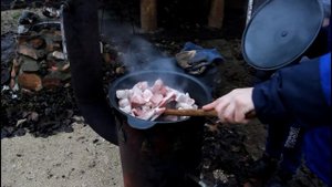 вот-так! Печь для казана из газового баллона