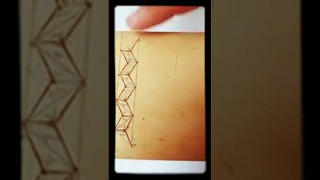 Резьба по дереву для новичков -объёмные треугольники #новички#резьбаподереву