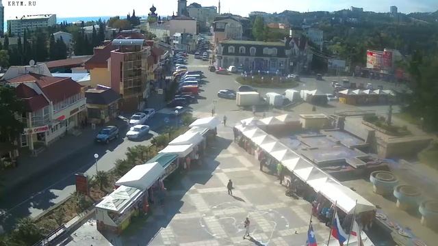 Вебкамера Площадь Советская. Запись 24.09.2016 10:00:16