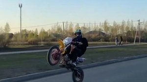 ЖЕСТКИЙ НАВАЛ НА ЗАДНЕМ | СТАНТ НА ПИТБАЙКЕ
