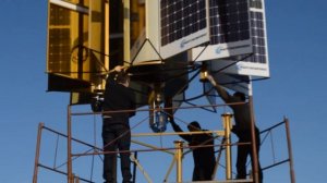 Установка ветрового генератора