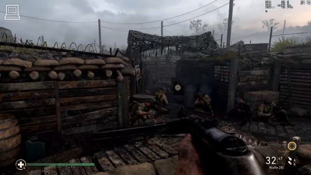 Call Of Duty WWII Gameplay GeForce GTX 960 смотреть онлайн