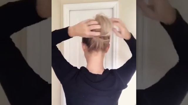 Пучок с начесом на вечер или повседневный смотреть онлайн