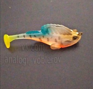 Копия - Megabass Dark Sleeper - "Бычок подкаменщик" силиконовая рыбка -  с Алиэкспресс