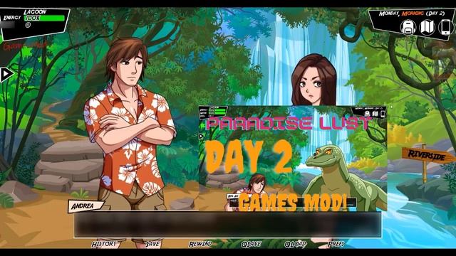 Paradise Lust Walkthrough (Day 2) New place Lagoon смотреть онлайн