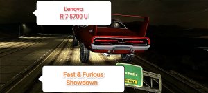 Fast & Furious™Showdown vs Lenovo R 7 5700 U