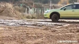 Subaru XV тест драйв. Subaru XV на бездорожье