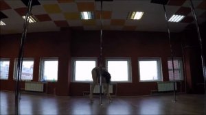 Exotic poledance Elena Shershova