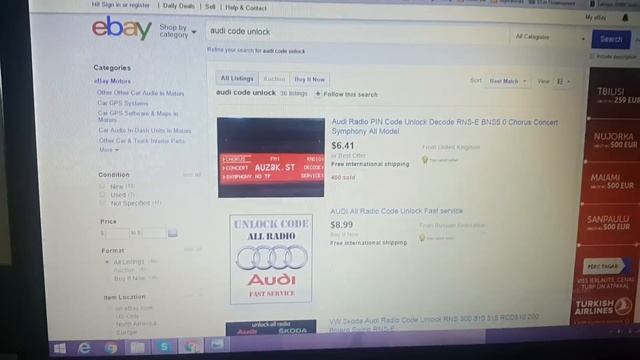 Как самому разблокировать штатную магнитолу AUDI VW смотреть онлайн