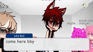 Some of my ocs meet uwu cat / owo cat / bad boy/ (kinda not for kids and has a bit of heat inside )