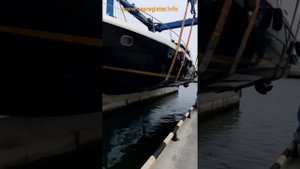 Подъем на зимнее хранение яхты Baja Aqua 54.