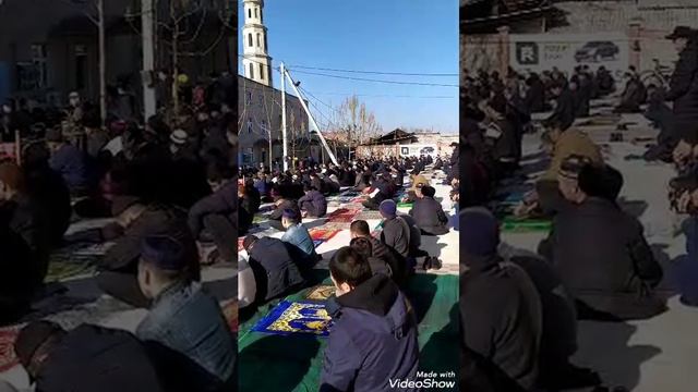 19ноябрь Кургонтепа Рамазон Кори масжидида Жума намози. смотреть онлайн