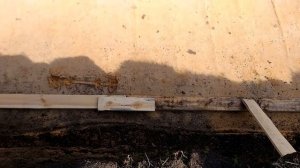 025 Стройка дома своими руками. Опалубка для заливки подбетонки