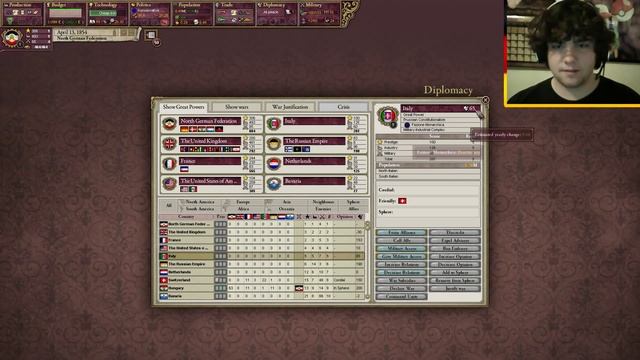 Victoria 2 Prussia Pop Demand Mod "War with France!" EP:10 [1853-1855] смотреть онлайн