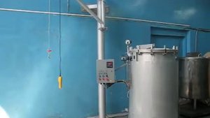 Автоклав промышленный и погрузочный механизм
