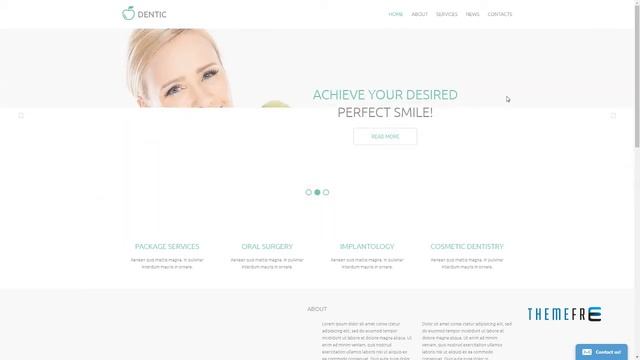 Dentistry Responsive Drupal Template TMT | Free Template  Cletus Anti