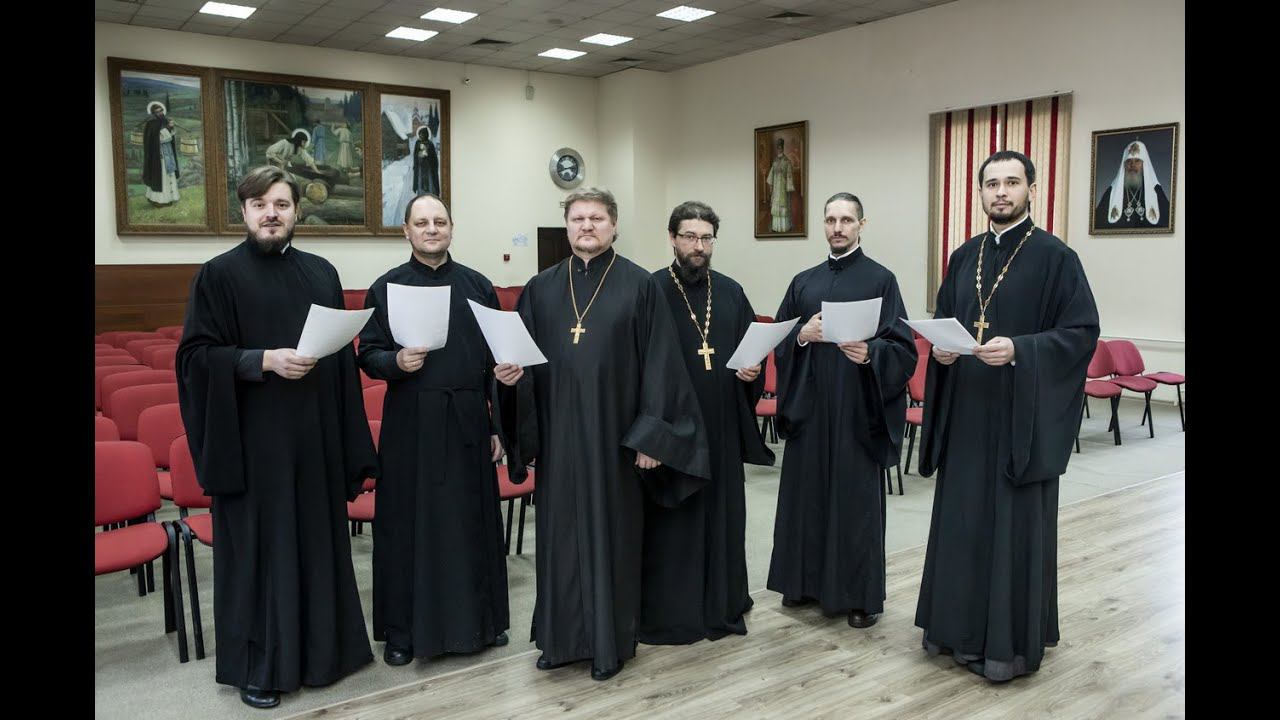 Рождественский фестиваль в Кузбассе. Хор духовенства Кемеровской епархии - "Нова радiсть стала"