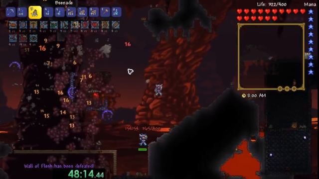 Terraria speedrun 2p no seed 1:36:00 - Dacktem