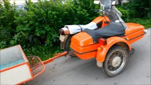 Иж Планета 5 с прицепом