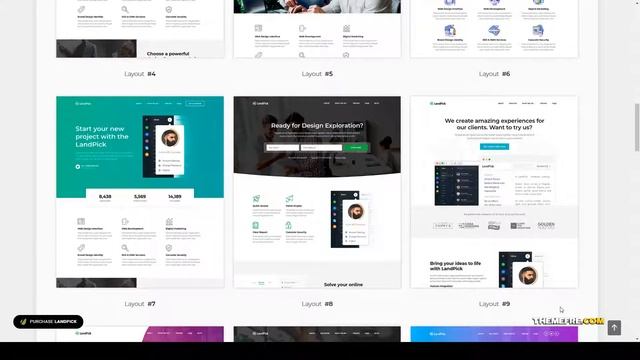 Landpick - Multipurpose Landing Pages WordPress Theme html5 template business Sasaki смотреть онлайн