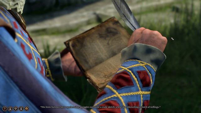 Baldur's Gate 3 - Talking to a bear in Druids Grove