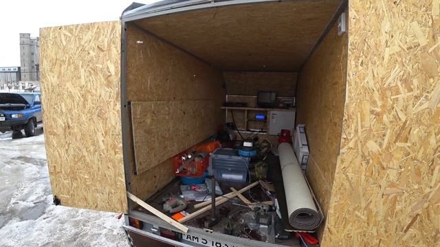 ПОСТРОИЛ НА УЛИЦЕ ЗА 4 ДНЯ. ДОМ НА КОЛЕСАХ ИЗ ПРИЦЕПА МЗСА. СВОИМИ РУКАМИ.