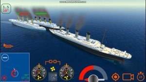 Titanic VS Britannic VS Olympic - Ship Handling Simulator - Ship Mooring 3D