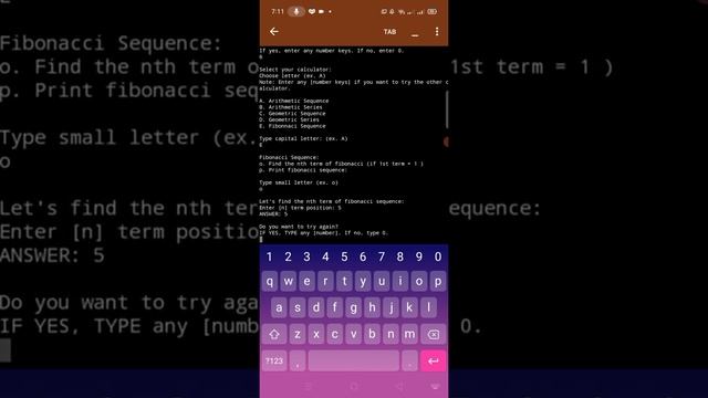 Fibonacci Sequence | Java Console App using Jvdroid IDE смотреть онлайн