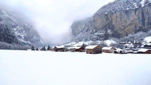Switzerland _ Winter Wonderland | Swiss Village Lauterbrunnen & Wengen