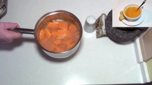 Суп-пюре из тыквы и красной чечевицы