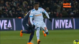 Травма неймара в матче Marseile vs paris