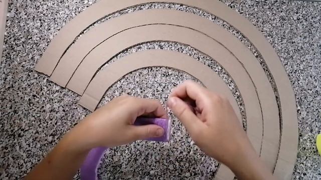 Радуга на стену своими руками /  Rainbow DIY смотреть онлайн