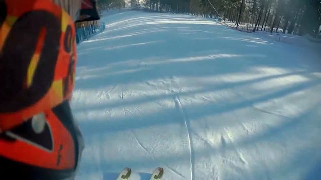 Бобровый лог Красноярск Горные лыжи 2017.02.12