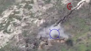 Уничтожение позиций ВСУ в районе Белогоровки/Destruction of the AFU positions near Belogorovka