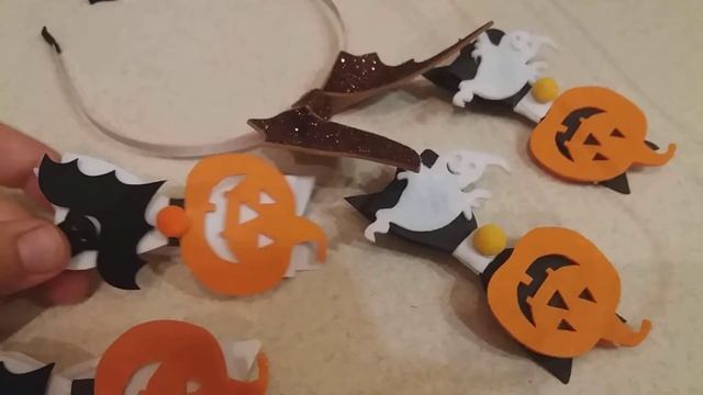 заколки и резинки из фоамирана для Halloween смотреть онлайн