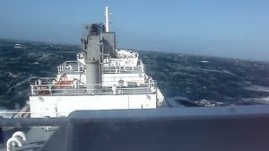 Северное море. Шторм