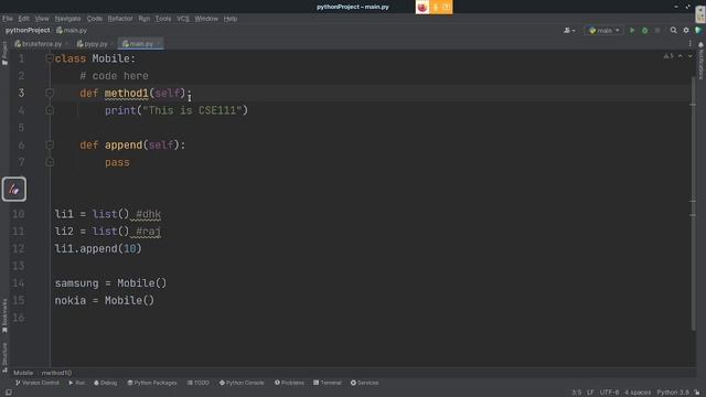 Object Oriented Programming Python | OOP Concepts -Part 1 | CSE Programming Language 111 Brain Skil