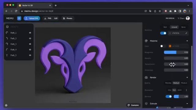 Нейросеть, которая преобразует ваши векторные картинки в 3D в высоком качестве.