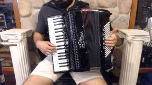 BELTSTUIV96MBK - Black Beltuna Studio IV Piano Accordion LMMM 37 96 $6499