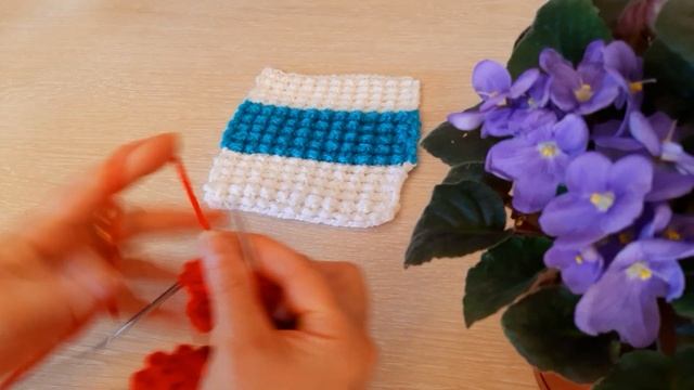 Узор "Чешуйки" | Мастер-класс для начинающих смотреть онлайн