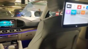 Android мониторы для пассажиров в Mercedes GLS (X167)