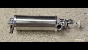 Manual vertical stuffing - machine for making homemade sausage. Шприц для набивки колбас... | #Обзо