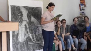 Защита диплома в художественном училище им. И.Л. Копылова