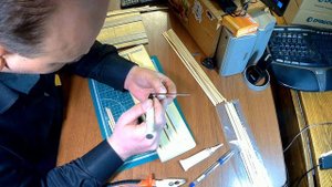 Хитрости судомоделизма. Имитация разметки (конопатки) палубы