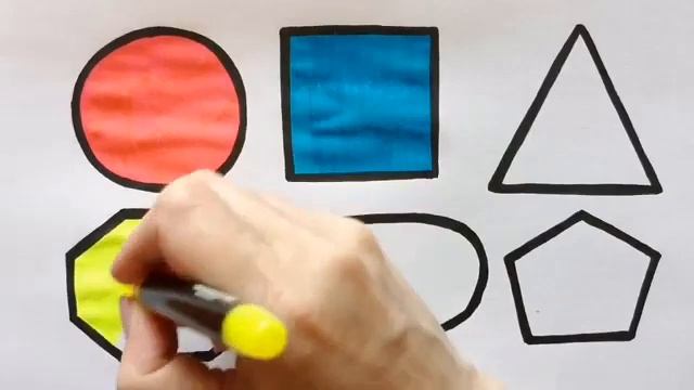 Как нарисовать ФИГУРЫ / ГЕОМЕТРИЧЕСКИЕ ФИГУРЫ / раскраска для детей / Нарисуй Ка смотреть онлайн