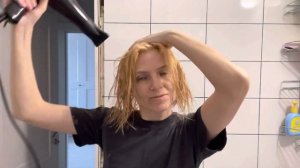 Покрасила волосы, поэтапная покраска волос.???