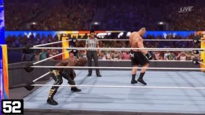 100 Finishers to Brock Lesnar! - WWE 2K23